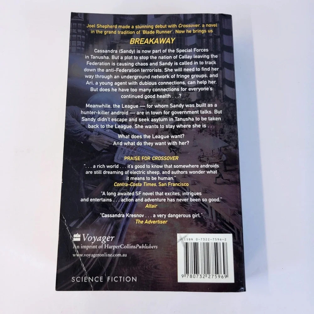 Breakaway Cassandra Kresnov Series Book 2 Joel Shepherd Sci-Fi Paperback